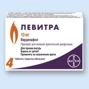 ЛЕВИТРА таб. п/о 20 мг № 4